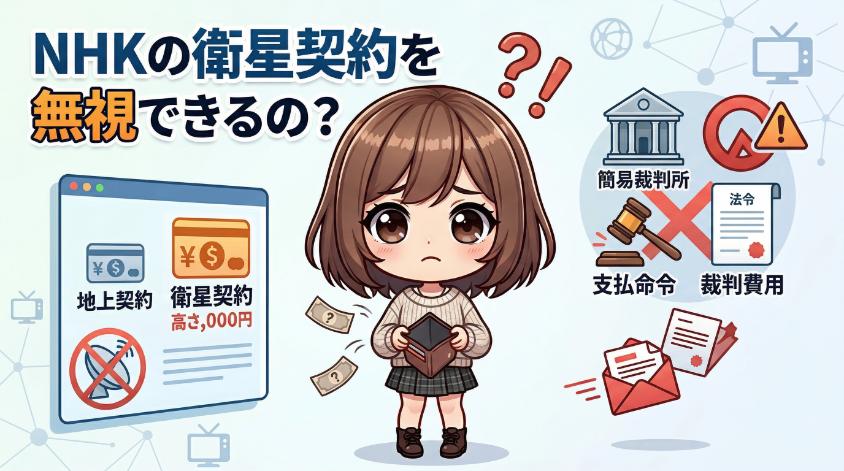 NHKの衛星契約を無視できるの？