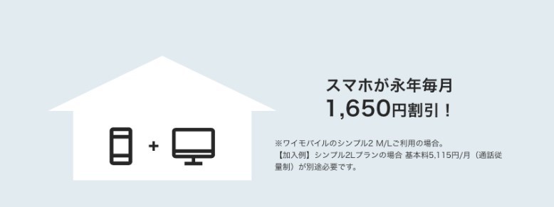 スマホ割 ソフトバンク、NUROモバイル