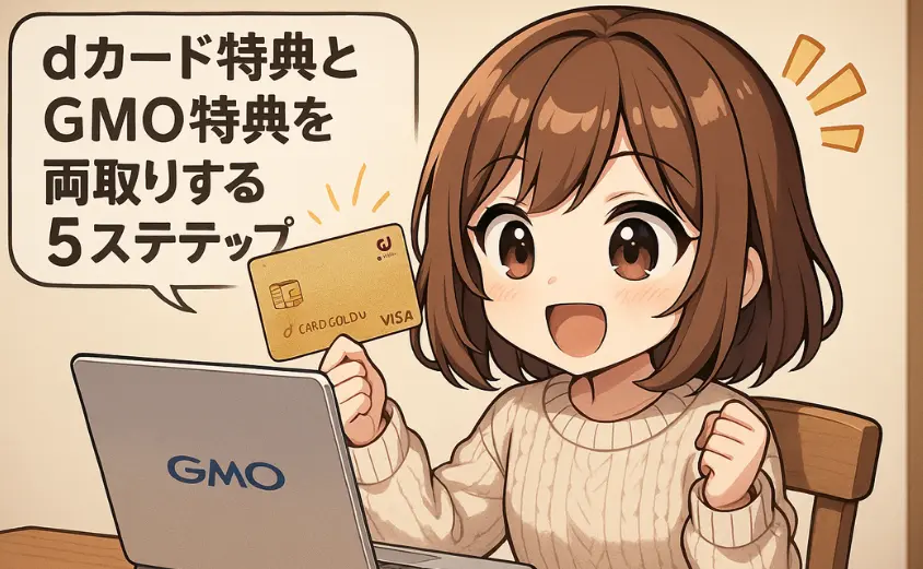 GMOとくとくBB&dカード&ドコモでんきの申し込み方法!