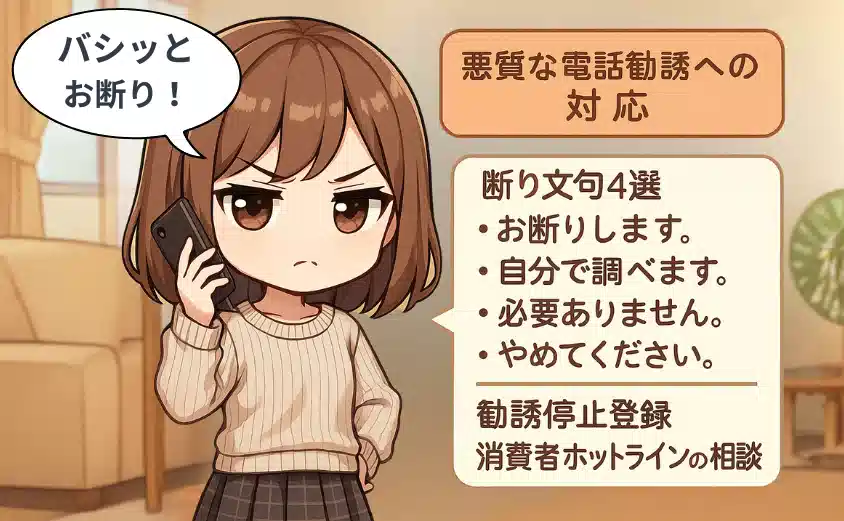 悪質な勧誘を受けたら？冷静に断るための対処法まとめ