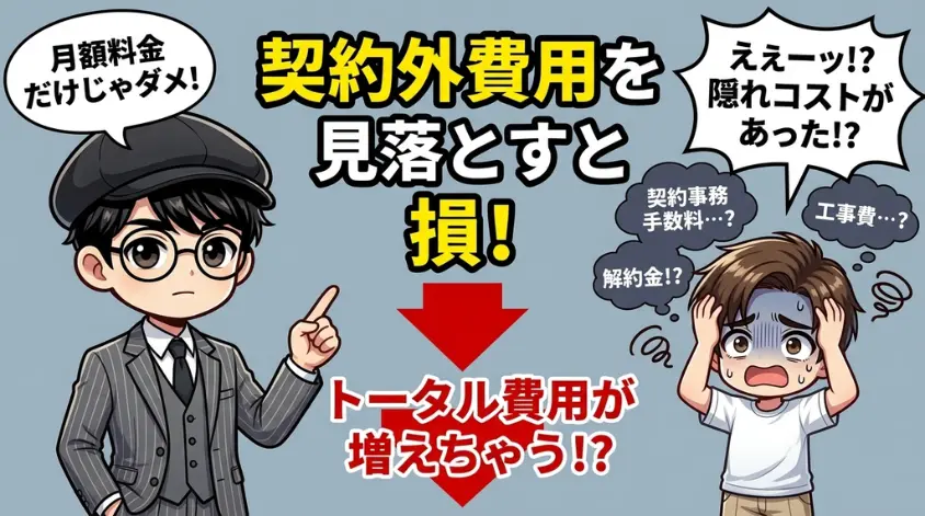 契約外費用を見落とすと損をする理由