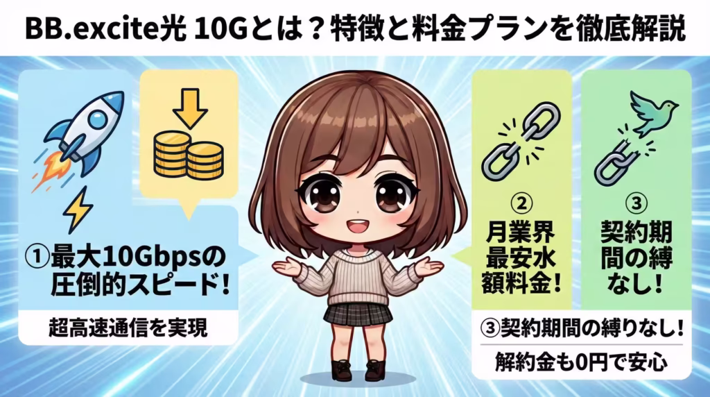 BB.excite光 10Gとは？特徴と料金プランを徹底解説