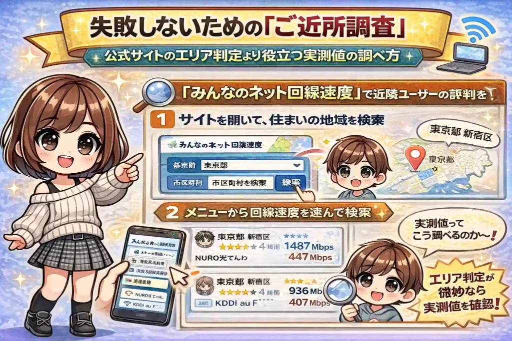 失敗しないための「ご近所調査」:公式サイトのエリア判定より役立つ実測値の調べ方