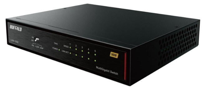 バッファロー 5ポート 全ポート 10G スイッチングハブ