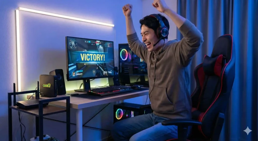 オンラインゲーム・4K動画・在宅ワーク