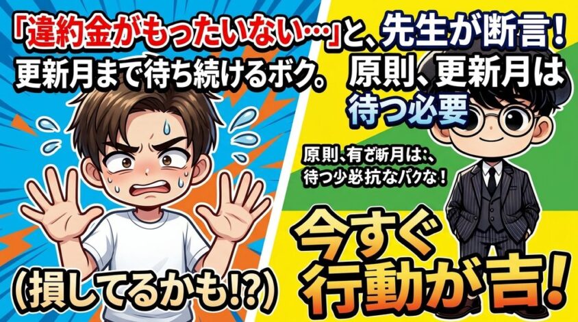 更新月を待つべきか？タイミングの判断軸