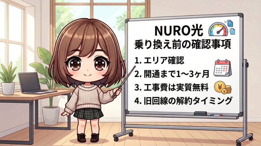 NURO光に乗り換える前に知っておくべきこと